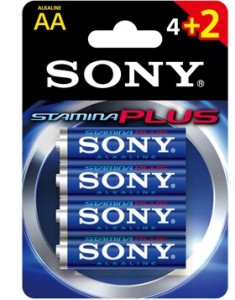 แบตเตอร์รี่ Sony - AA - อัลคาไลน์ แพ็ค 6 ก้อน